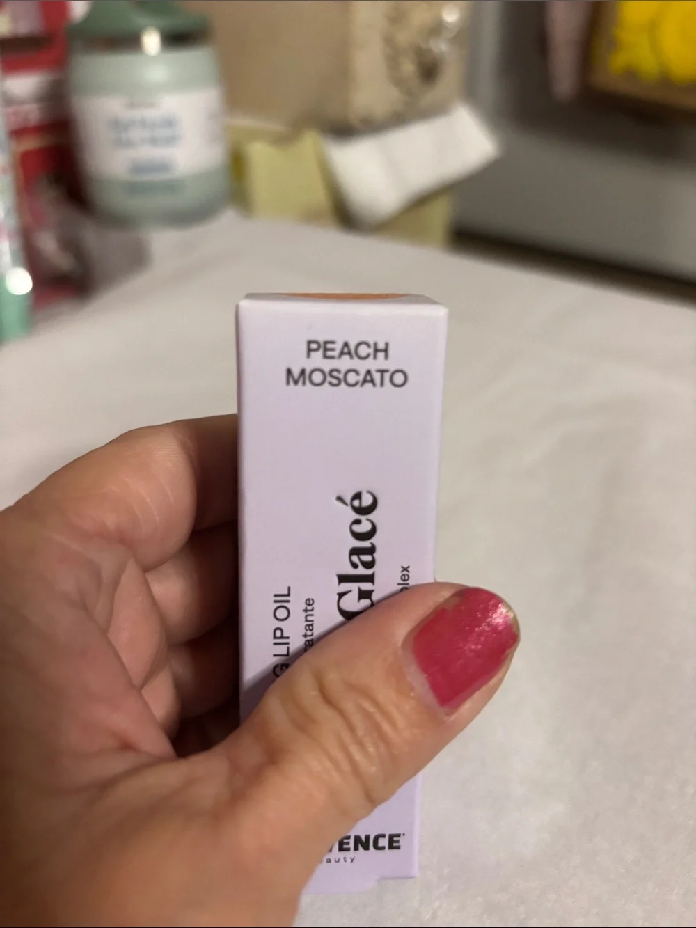 Provence Tinted Glacé Hydrating Lip Oil — Peach Moscato